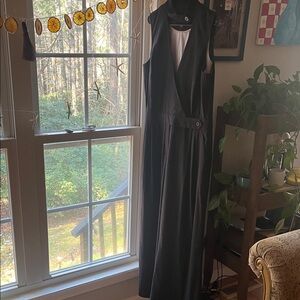 Wildfang Black Sleeveless Jumpsuit with V-Neck